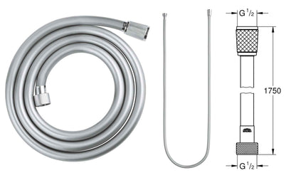 Grohe waterbesparende handdouche + slang