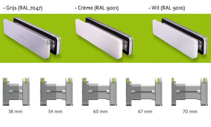 Homebox geïsoleerde brievenbus - binnen/buitenklep