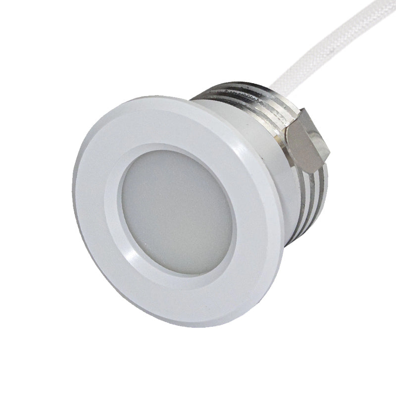 LED mini inbouwspot | 3.4 watt dimbaar | 2700K warm wit | Ø 37 mm | IP44 | Wit