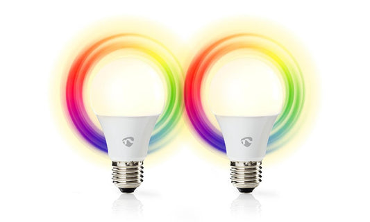 Twee Nedis lampen met kleuren