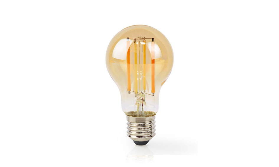 Nedis SmartLife LED Filamentlamp Wi-Fi E27 – Warm Wit, Dimbaar