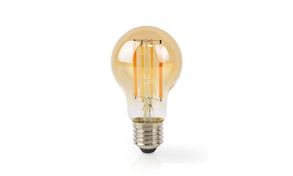 Nedis SmartLife LED Filamentlamp Wi-Fi E27 – Warm Wit, Dimbaar