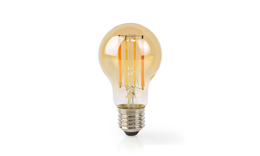 Nedis SmartLife LED Filamentlamp Wi-Fi E27 – Warm Wit, Dimbaar