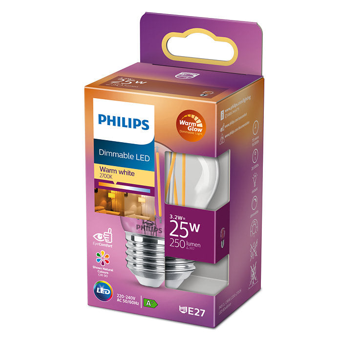 Helder serie Philips LED dimtone kogel