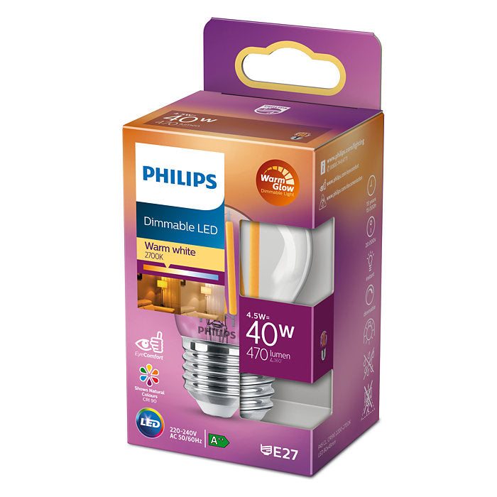 Helder serie Philips LED dimtone kogel