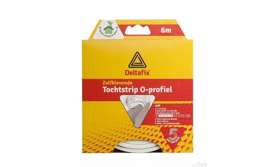 Tochtband Deltafix O-profiel wit