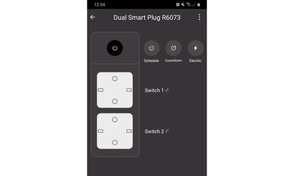 WOOX Smart Home aan/uit DUAL smartplug R6073