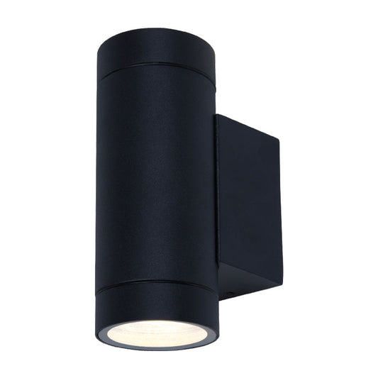 Buitenlamp Luxor | GU10 fitting | IP65 | Up & downlight | Ø 65 mm | Mat zwart