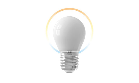 Calex Slimme Lamp - Wifi LED Verlichting - E27 - Smart Lichtbron - Dimbaar - Warm Wit licht - 4.9W