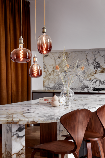 Calex Boden Colors Marron - E27 LED Lamp - Filament Lichtbron Dimbaar - 5W - Warm Wit Licht – productafbeelding 4