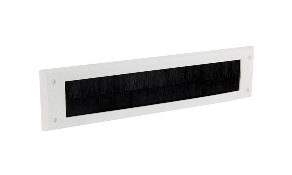 Ellen brievenbusborstel wit zonder klep – 340 x 80 mm