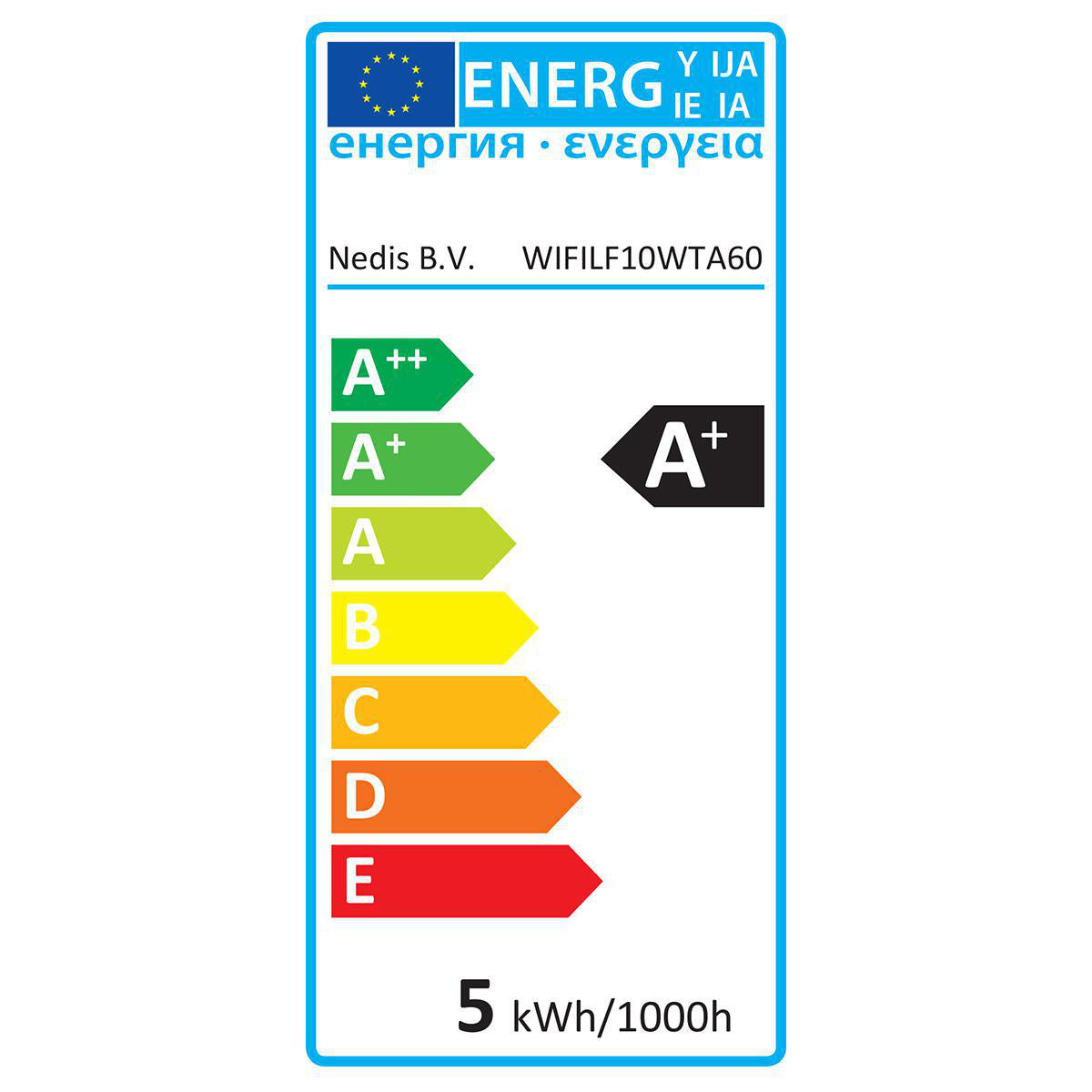 Energiezuinige nedis lamp