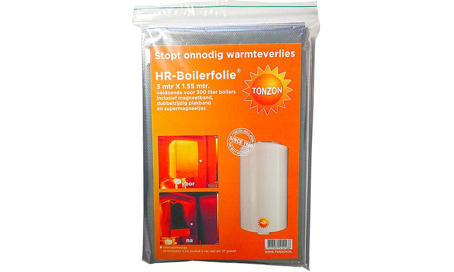 Tonzon HR-Boilerfolie 125x300cm (incl. tape)