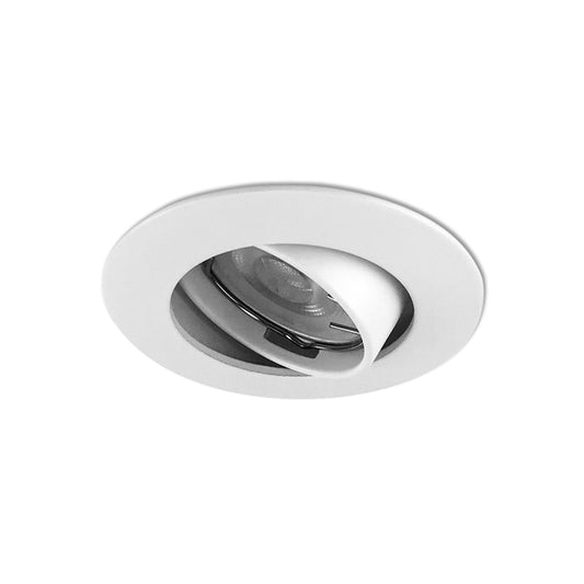 Inbouwspot Lucca mini | GU11 | Kantelbaar | Rond |  Wit | Ø 55 mm | Mini spotje voor LED