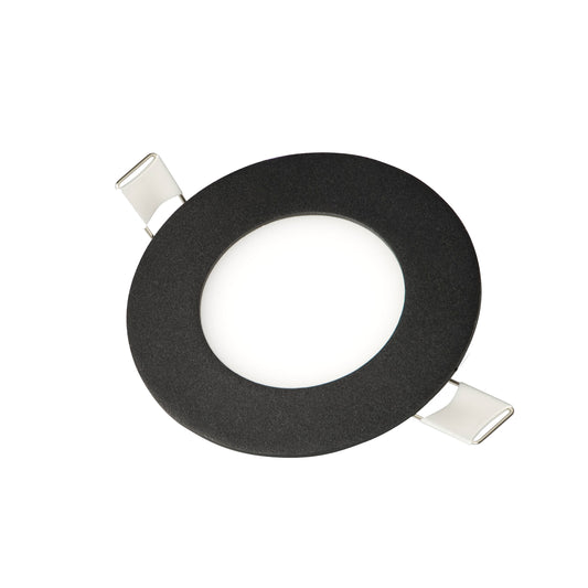 LED downlighter | Inbouw | 3 watt | 4000K natuur wit | Mat zwart