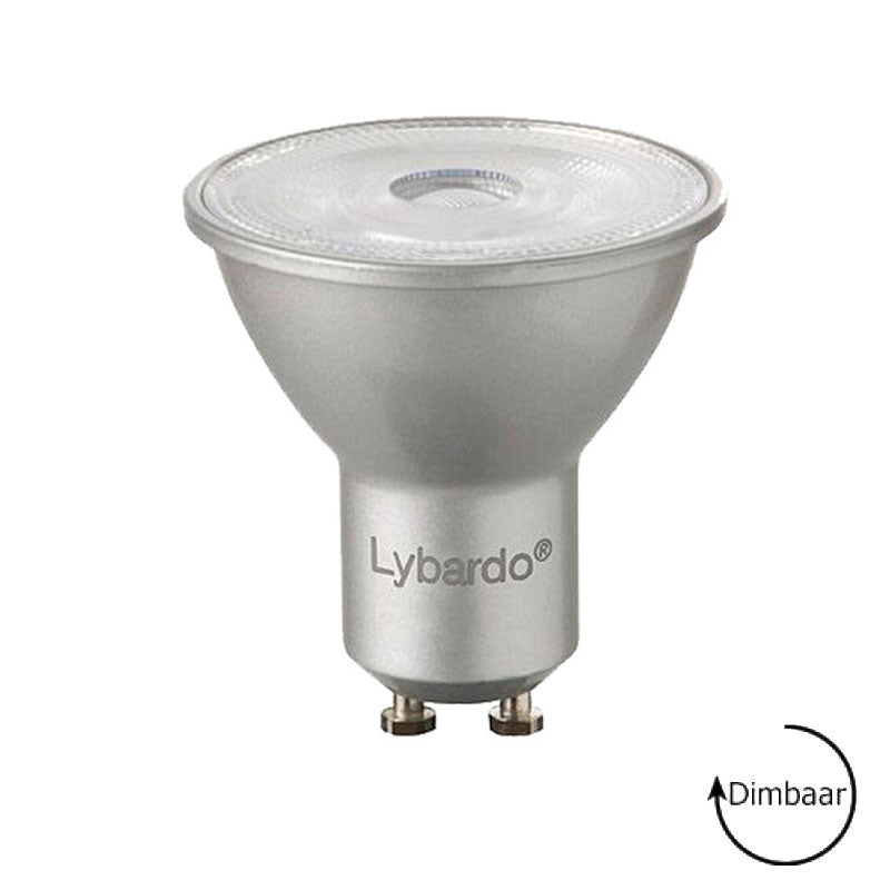 Lybardo LED spot GU10 | 8 watt dimbaar | 3000K modern warm wit