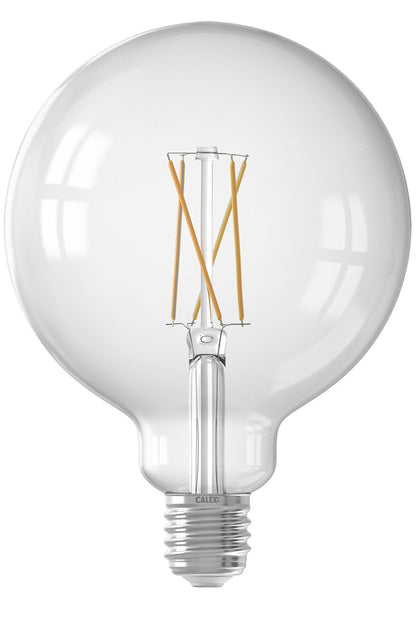 Calex Slimme Lamp - Wifi LED Filament Verlichting - Globe 12,5cm - E27 - Smart Lichtbron Helder - Dimbaar - Warm Wit licht - 7,5W – productafbeelding 2