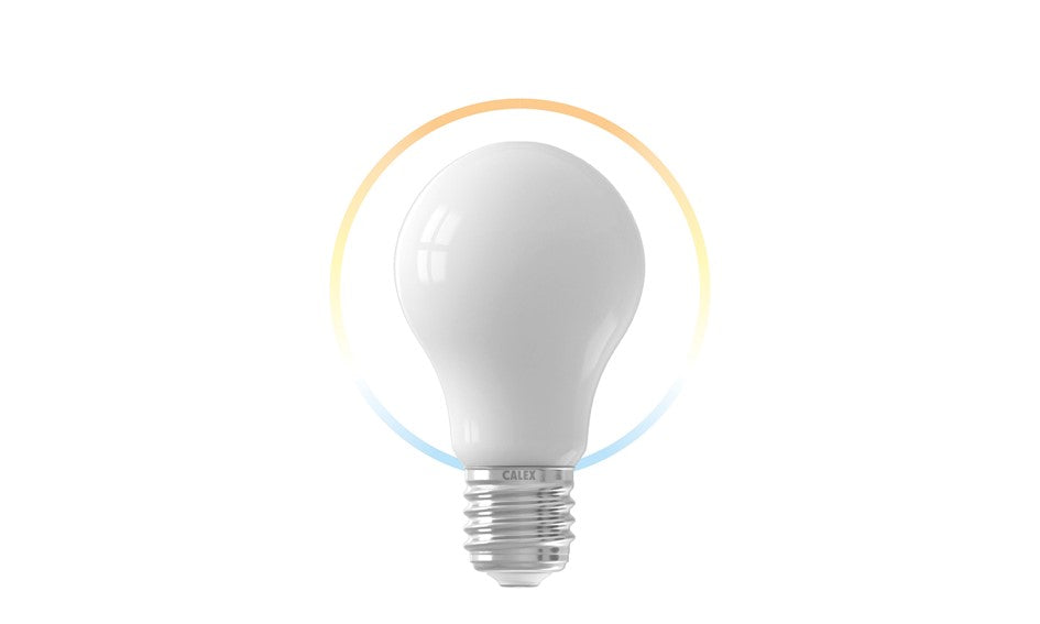 Calex Slimme Lamp - Wifi LED Verlichting - E27 - Smart Lichtbron - Dimbaar - Warm Wit licht - 7W