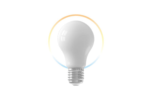 Calex Slimme Lamp - Wifi LED Verlichting - E27 - Smart Lichtbron - Dimbaar - Warm Wit licht - 7W