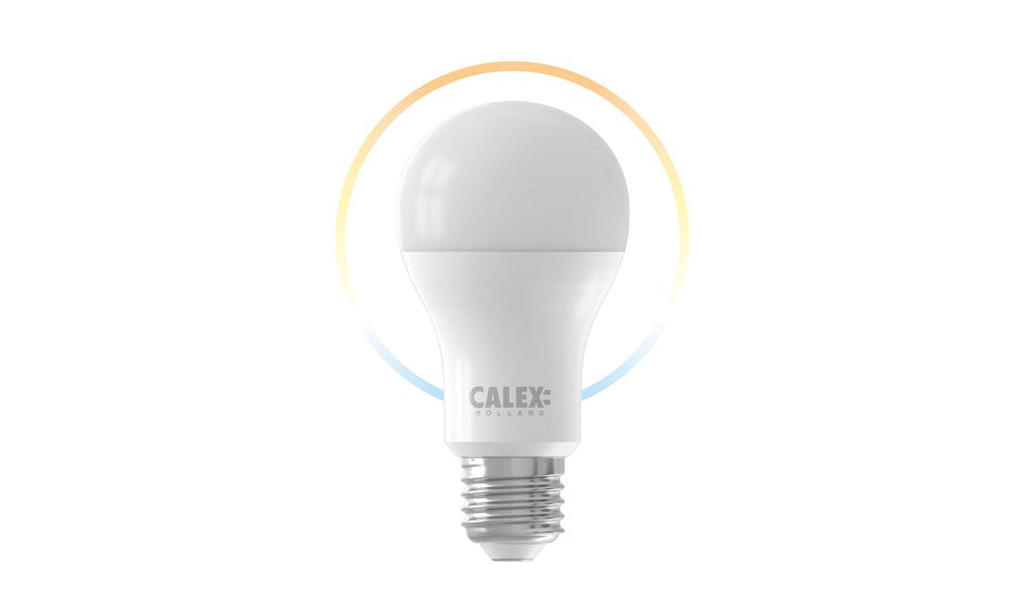 Calex Slimme Lamp - Wifi LED Verlichting - E27 - Smart Bulb - Dimbaar - Warm Wit licht - 9W