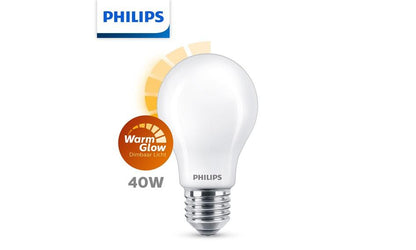 Philips LED Lamp Mat - 40 W - E27 - Dimbaar warmwit licht – productafbeelding 3