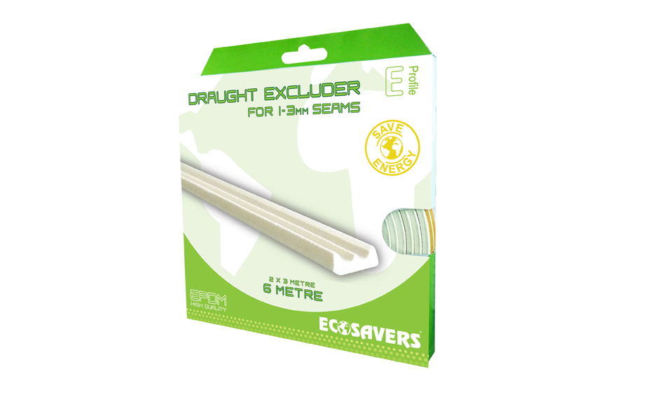 Ecosavers Tochtband E zelfklevend 1 tot 3 mm (kleine kier)