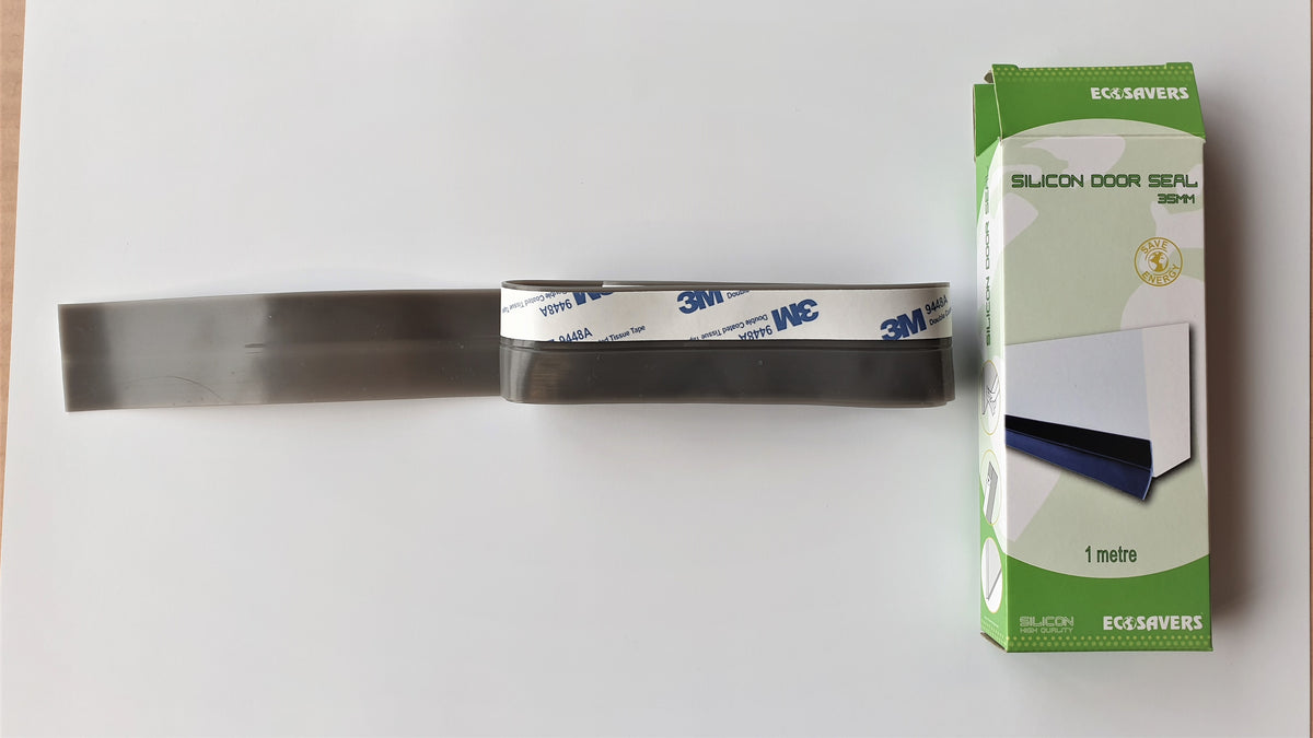 Ecosavers Siliconen Tochtstrip zelfklevend grijs (1 meter) – productafbeelding 3