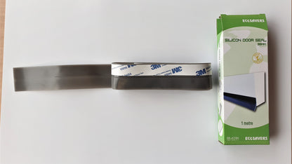 Ecosavers Siliconen Tochtstrip zelfklevend grijs (1 meter) – productafbeelding 3