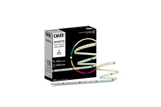 Calex Slimme LED Strip 2 meter - Led-strip Voor Binnen - Met App - RGB - Smart Lichtstrip met afstandsbediening