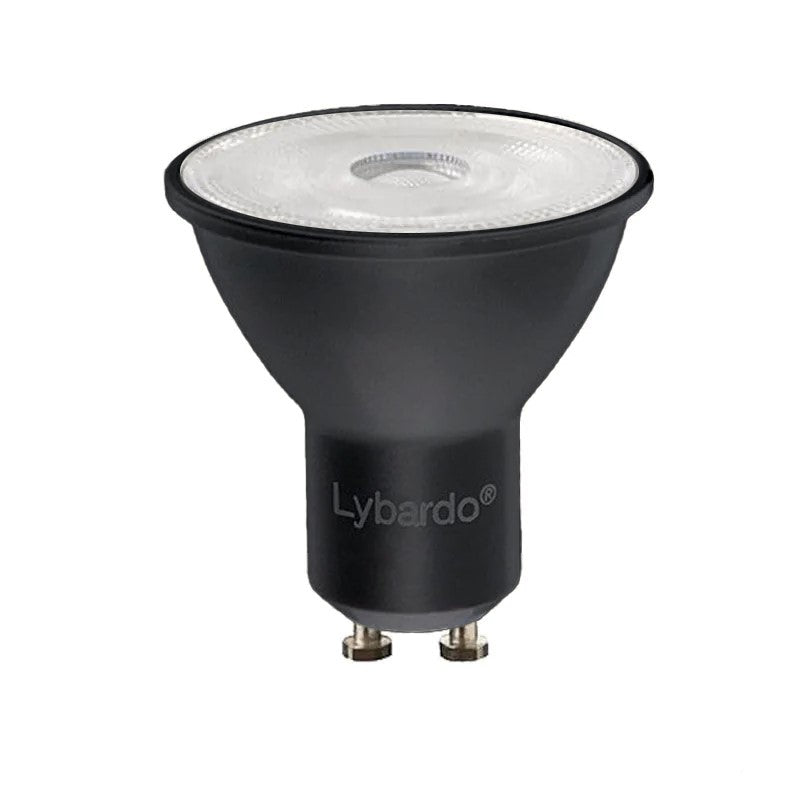 Lybardo LED spot GU10 | 2.4 watt | 2700K warm wit | Mat zwart