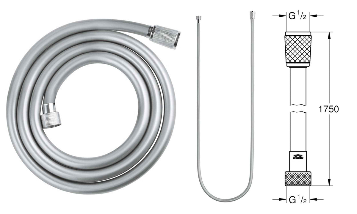 Grohe waterbesparende handdouche + slang – productafbeelding 3