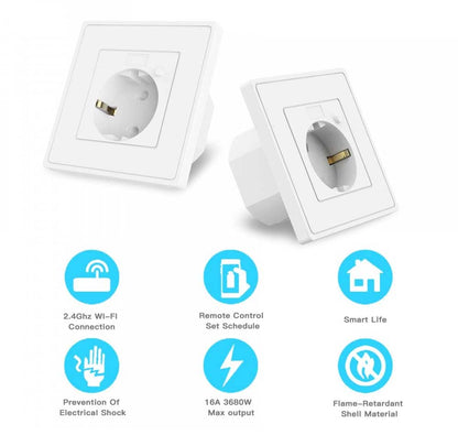WOOX Smart Home inbouw stopcontact R4054 – productafbeelding 2
