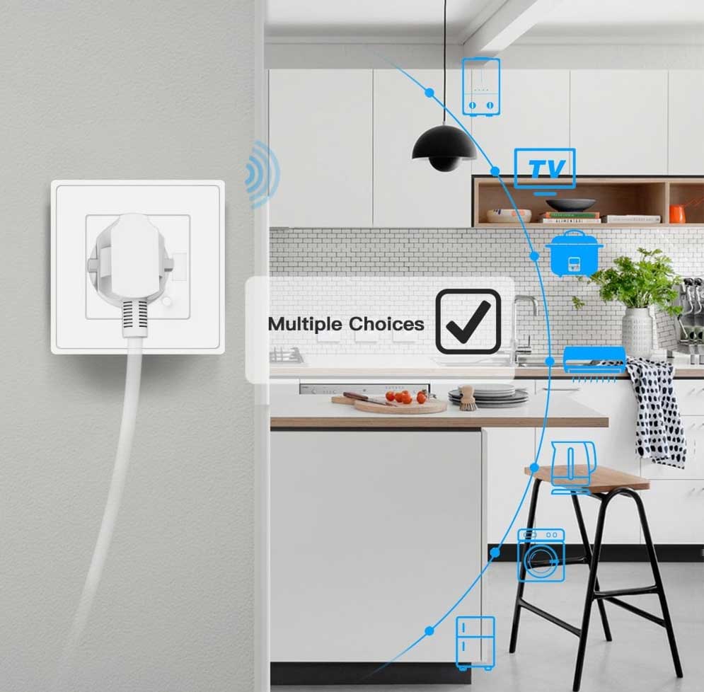 WOOX Smart Home inbouw stopcontact R4054 – productafbeelding 5